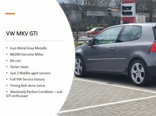 2007 - Volkswagen Golf Manual