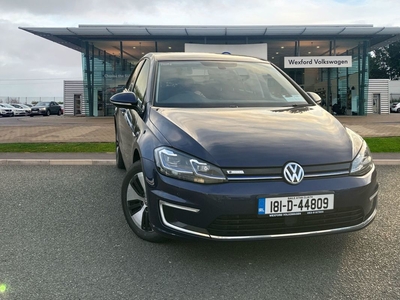 2018 - Volkswagen e-Golf Automatic