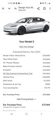 2020 - Tesla Model 3 Automatic