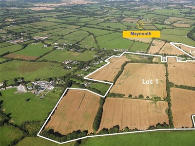 Bungalow & Farmyard on C. 94.5 Acres/ 38.24 Hectares, Clonfert South, Maynooth, Kildare